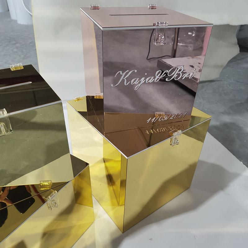 Wedding Card Box - Acryl Innovatieve Kaartenbox Bruiloft Kaarten Urn