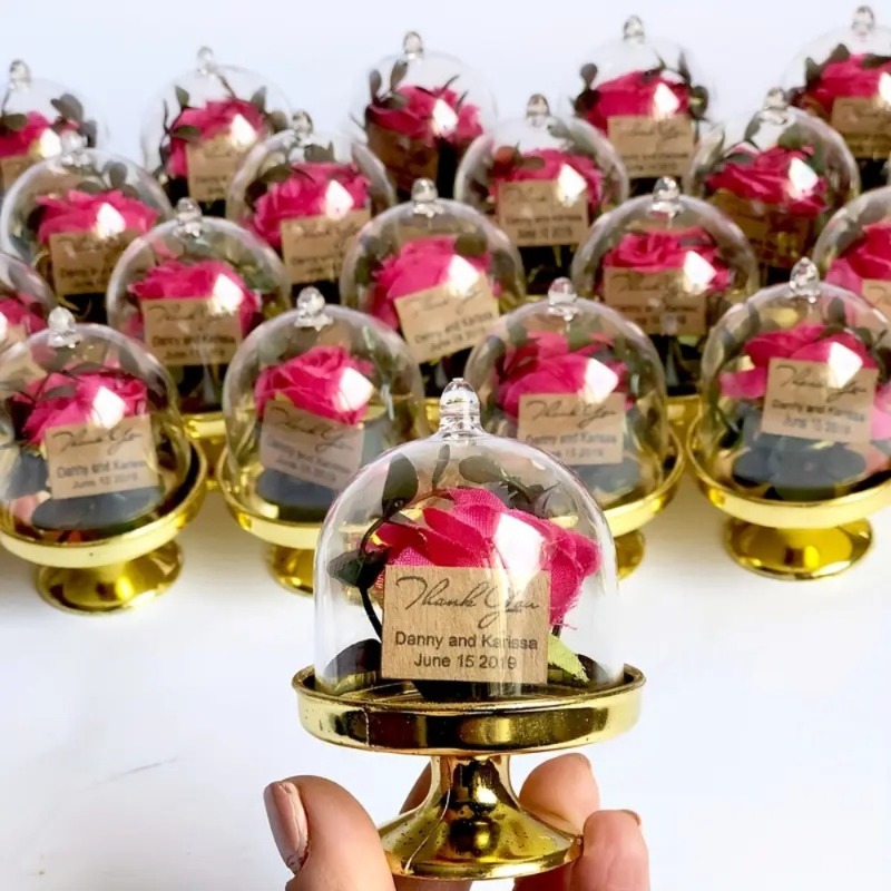 Wedding/Event Supply Store - 24 stuks mini plastic snoepdozen met