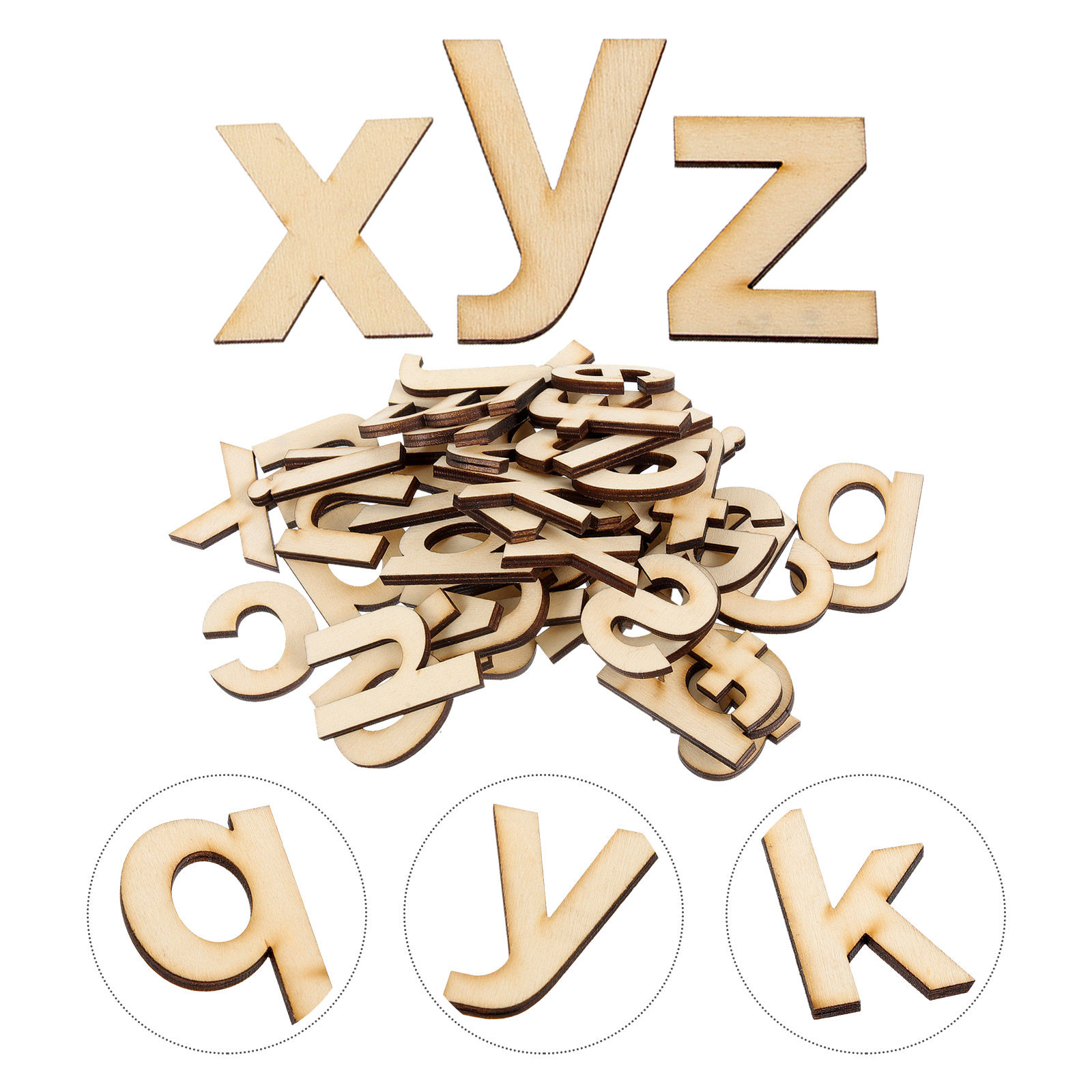 Wedding Decor Supply Store - 1 set blanco houten graffiti-stijl DIY