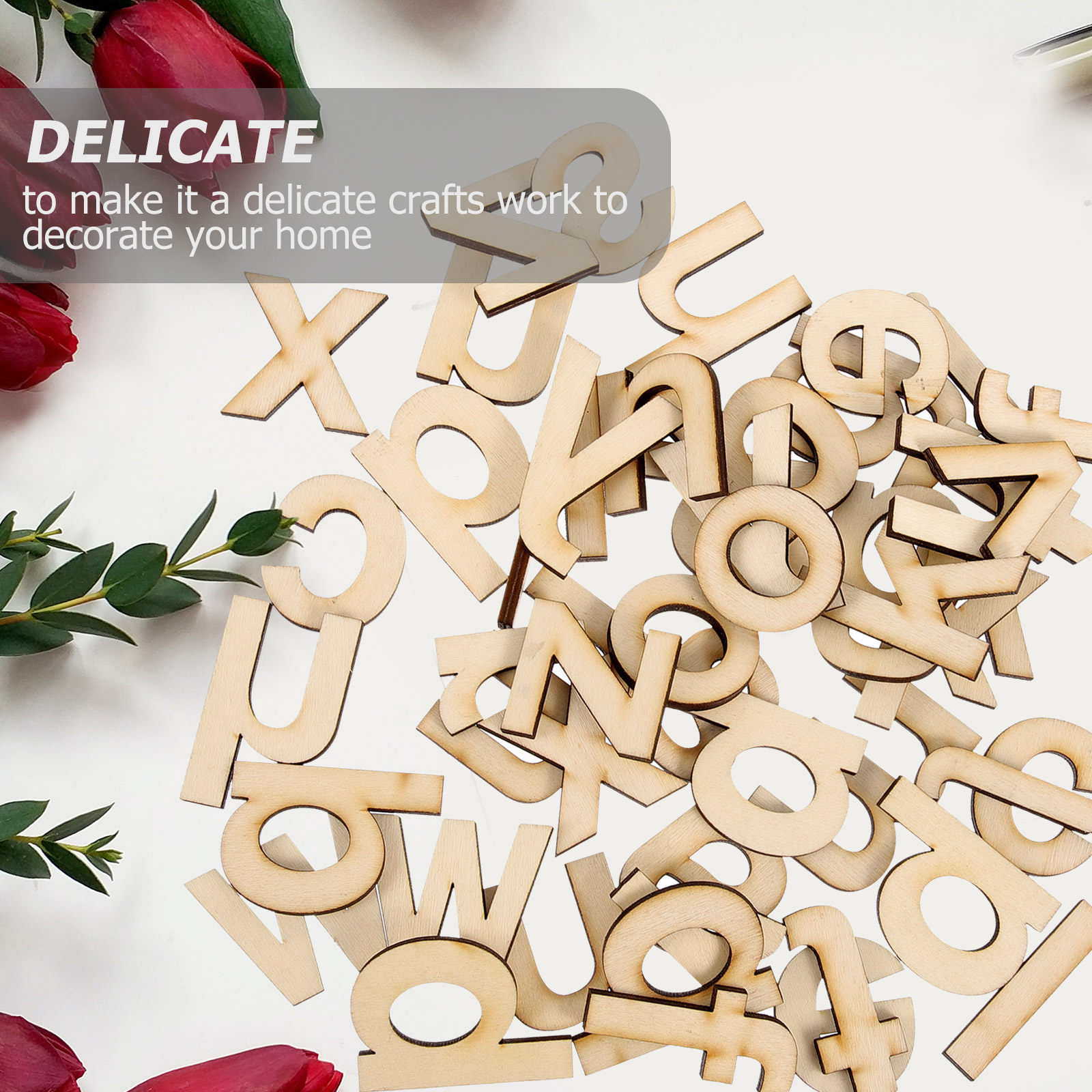 1 set blanco houten graffiti-s - Wedding Decor Supply Store recensie en prijs