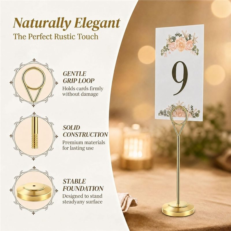 LLCS-12 stuks gouden tafelnumm - Table Number Gold recensie en prijs